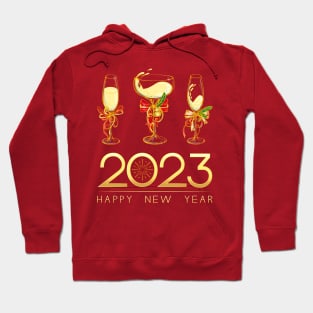 2023 New Years Eve Party Supplies Happy New Year Family Kids Hoodie